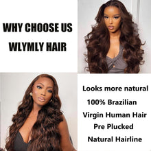 Load image into Gallery viewer, Women&#39;s Lace Chemical Fiber Wig Brown Medium Long Curly Hair Big Wave

