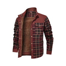 Load image into Gallery viewer, Men&#39;s Coat Fleece Thickened Military Coat Autumn Winter Coat Men&#39;s Brand Clothing
