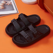 Charger l&#39;image dans la galerie, Platform Slippers Women&#39;s Summer Buckle Home Shoes Fashion Outdoor Wear Soft Bottom Sandals - Curtis &amp; Ivory
