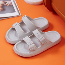 Load image into Gallery viewer, Platform Slippers Women&#39;s Summer Buckle Home Shoes Fashion Outdoor Wear Soft Bottom Sandals - Curtis &amp; Ivory
