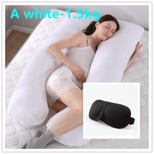 Cargar imagen en el visor de la galería, Sleeping Support Pillow For Pregnant Women U Shape Maternity Pillows - Curtis &amp; Ivory
