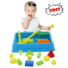 Cargar imagen en el visor de la galería, 22PCs Kids Beach Toys Set Molds Tools Sandbox Toys On Summer Beach - Curtis &amp; Ivory
