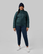 Load image into Gallery viewer, 32 Degrees Women&#39;s Quilted Ultra-Light Down Packable Puffer Jacket | Layering |Semi-Fitted | Zippered Pockets | Water Repellent, Black, Medium

