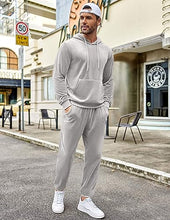 Load image into Gallery viewer, COOFANDY Men&#39;s Casual Tracksuit Set 2 Piece Hooded Athletic Sweatsuit Active Sport Stylish Hoodie And Pant
