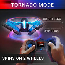 Load image into Gallery viewer, Force1 Tornado LED Remote Control Car for Kids - Double Sided Fast RC Car, 4WD Off-Road Stunt Car with 360 Flips, All Terrain Tires, LEDs, Rechargeable Toy Car Batteries, and Easy Remote

