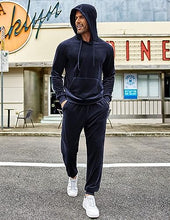Load image into Gallery viewer, COOFANDY Men&#39;s Casual Tracksuit Set 2 Piece Hooded Athletic Sweatsuit Active Sport Stylish Hoodie And Pant
