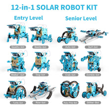 Charger l&#39;image dans la galerie, Lucky Doug 12-in-1 STEM Solar Robot Kit Toys Gifts for Kids 8 9 10 11 12 13 Years Old, Educational Building Science Experiment Set Birthday for Kids Boys Girls
