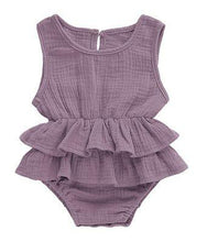 Cargar imagen en el visor de la galería, Baby children&#39;s clothing striped sleeveless girl pettiskirt - Curtis &amp; Ivory
