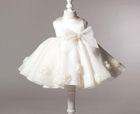 Baby girl baby banquet Wedding Dress Skirt Girl Flower Princess - Curtis & Ivory
