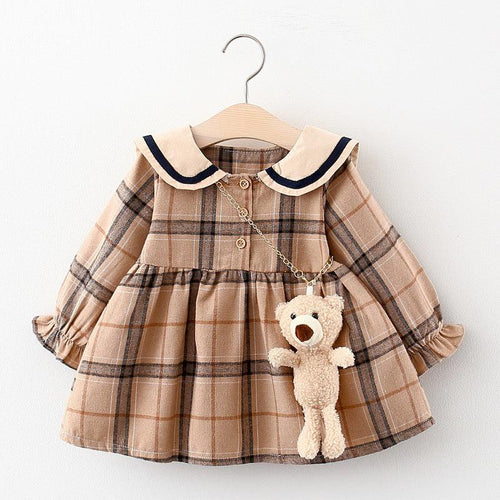 Baby Girl Spring And Autumn Long Sleeve Dress - Curtis & Ivory