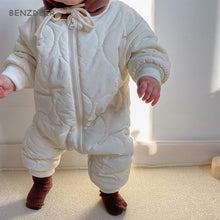 Cargar imagen en el visor de la galería, Baby Padded Quilted Kumpsuit Outing Clothes - Curtis &amp; Ivory
