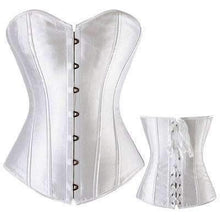 Load image into Gallery viewer, Bustier Lace up Boned Top Corset Waist Shaper - Curtis &amp; Ivory
