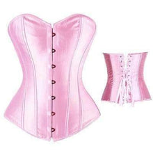 Load image into Gallery viewer, Bustier Lace up Boned Top Corset Waist Shaper - Curtis &amp; Ivory
