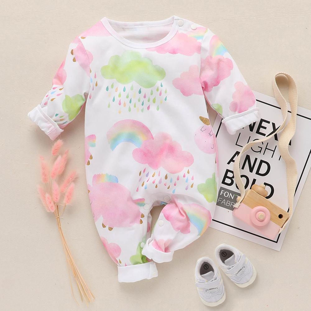 Colorful cloud baby one-piece clothes - Curtis & Ivory