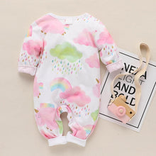 Load image into Gallery viewer, Colorful cloud baby one-piece clothes - Curtis &amp; Ivory
