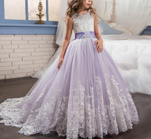 Cargar imagen en el visor de la galería, Girl Dress Princess Wedding Dress Children - Curtis &amp; Ivory
