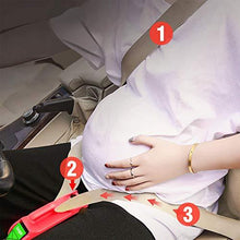 Charger l&#39;image dans la galerie, HIKIG Pregnancy Comfort Seat Cover Adjuster for Pregnant Women - Comfortable Driving for Expectant Mothers - Protect Unborn Baby Color: Pink - Curtis &amp; Ivory
