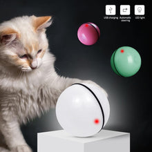 Cargar imagen en el visor de la galería, LED Laser Electronic Rolling Pet Funny Cat Toy Ball - Curtis &amp; Ivory
