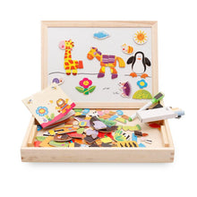 Load image into Gallery viewer, Multifunctional Magnetic Kids Puzzle Drawing Board Educational Toys Learning Wooden Puzzles Toys For Children Gift - Curtis &amp; Ivory
