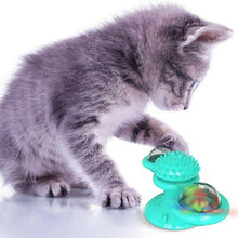 Charger l&#39;image dans la galerie, New Windmill Cat Toys Fidget Spinner for Kitten with LED and Catnip Ball - Curtis &amp; Ivory
