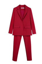 Load image into Gallery viewer, New Work Pant Suits Piece Set For Women Business Interview - Curtis &amp; Ivory
