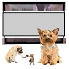 Load image into Gallery viewer, Pet Dog Fence Gate Safe Guard Safety Enclosure Dog Fences Dog Gate The Ingenious Mesh Magic Pet Gate Pet Supplies Dropshipping - Curtis &amp; Ivory
