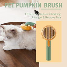 Cargar imagen en el visor de la galería, Pet Fruit Brush, Cute Lemon Color Self Cleaning Slicker Brush for Pet - Curtis &amp; Ivory
