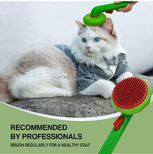 Cargar imagen en el visor de la galería, Pet Fruit Brush, Cute Lemon Color Self Cleaning Slicker Brush for Pet - Curtis &amp; Ivory
