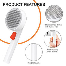Load image into Gallery viewer, Pet Pumpkin Brush,Cat Brushes for Indoor Cat,Cat Hair Brush for Shedding - Curtis &amp; Ivory
