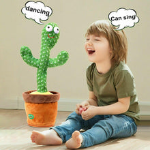 Cargar imagen en el visor de la galería, Singing Cactus Toy Cute Dancing Cactus Plush Toy Electronic Shake Kids Toy Gift - Curtis &amp; Ivory
