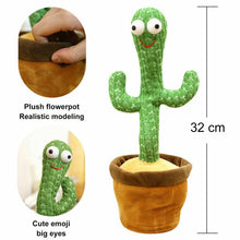 Charger l&#39;image dans la galerie, Singing Cactus Toy Cute Dancing Cactus Plush Toy Electronic Shake Kids Toy Gift - Curtis &amp; Ivory
