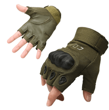 Load image into Gallery viewer, Tactical Gloves Army Military Men Gym Fitness Riding Half Finger Rubber Knuckle Protective Gear Male Tactical Gloves - Curtis &amp; Ivory
