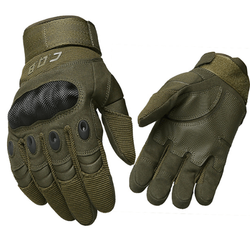 Tactical Gloves Army Military Men Gym Fitness Riding Half Finger Rubber Knuckle Protective Gear Male Tactical Gloves - Curtis & Ivory