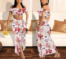 Load image into Gallery viewer, Tube Top shoulder Dew Belly Two-piece Set - Curtis &amp; Ivory

