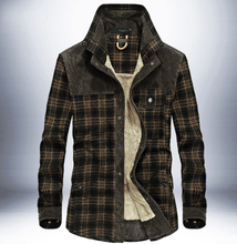 Charger l&#39;image dans la galerie, Winter Jacket Men Thicken Warm Fleece Jackets Coats Pure Cotton Plaid Jacket Military Clothes - Curtis &amp; Ivory
